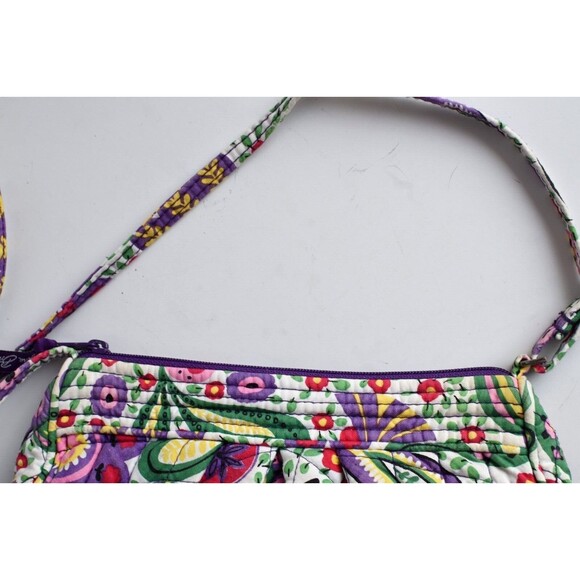 2011 Vera Bradley Viva La Vera Pleated Front Mini Shoulder Bag EUC - Picture 13 of 16